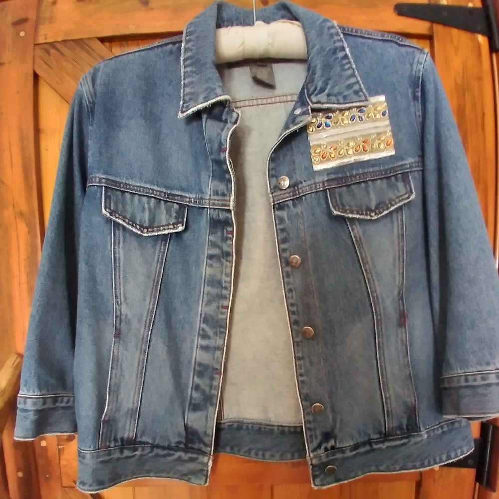 Vintage 3/4 Length Sleeve Jean Jacket by Roots